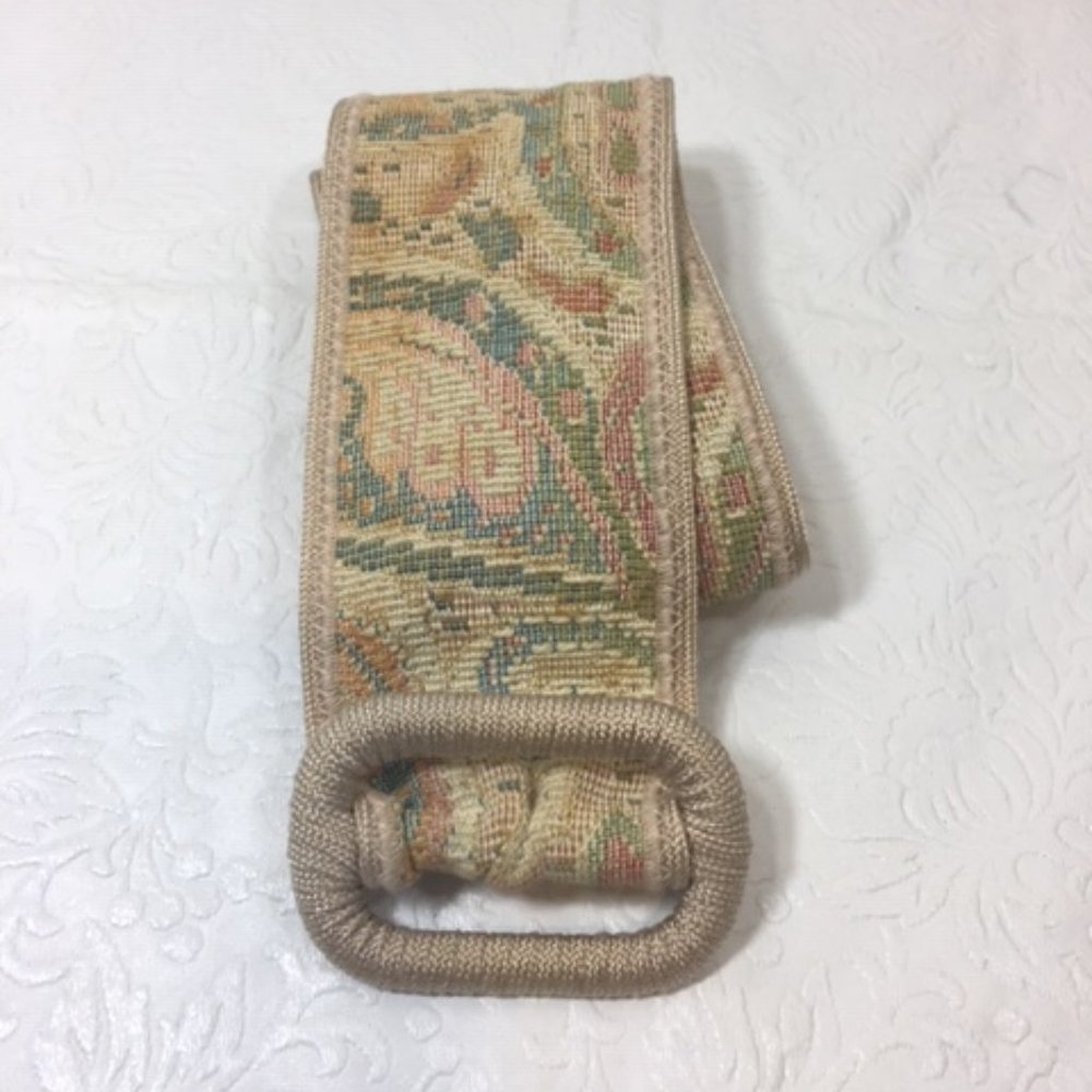 Leather Shop Fabric Cloth Belt MedLg